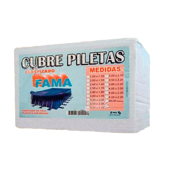 Cubre pileta rectangular Nº  4 2.00 * 1.50 Fama